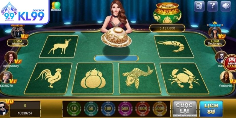 Tìm hiểu sơ lược game bầu cua KL99