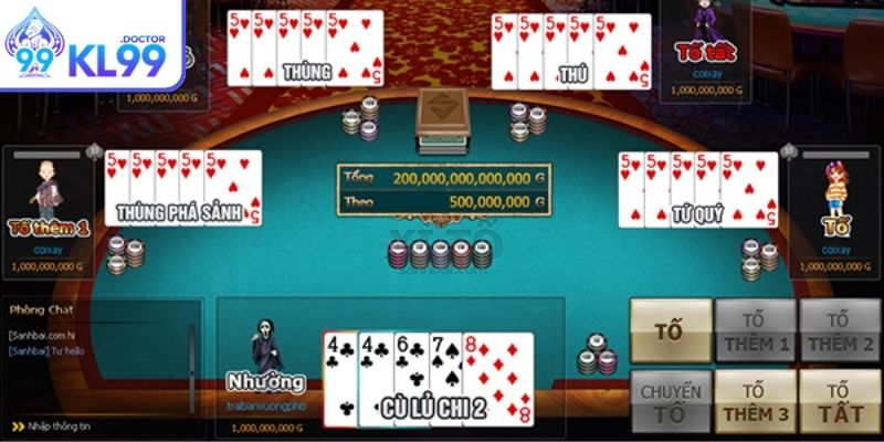 Xì Tố KL99 – Chiến Thuật Thể Hiện Bản Lĩnh Người Chơi 3 Chiến lược đọc vị thông minh quyết định thắng thua